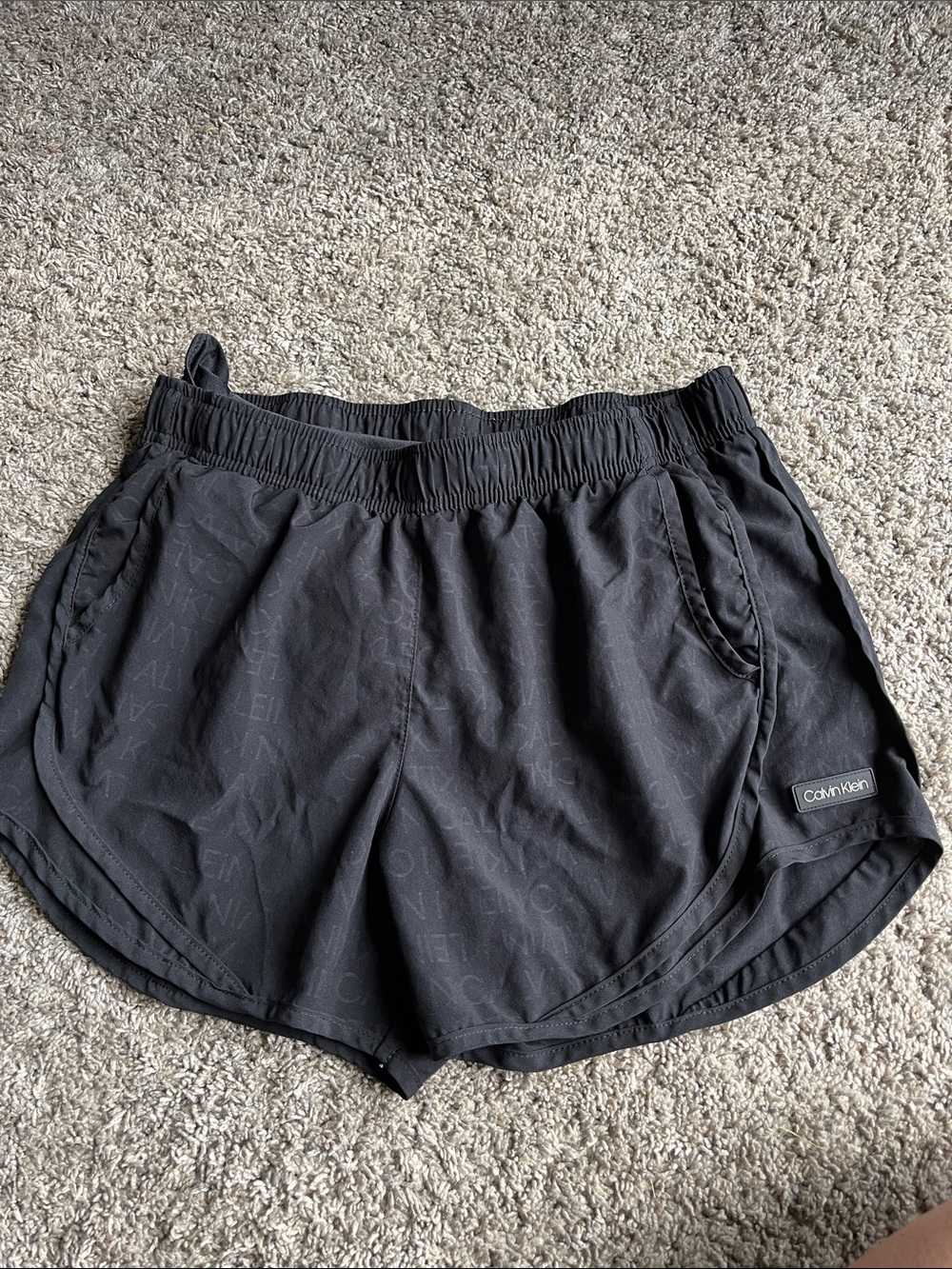 Calvin Klein  Small Black Women's Athletic Running Shorts